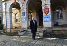 Vizită al primarului Arcadie Covaliov și grupului de lucru din orașul Sîngerei la Primăria Sighișoara, Romania.