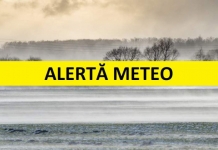 AVERTIZARE METEOROLOGICĂ